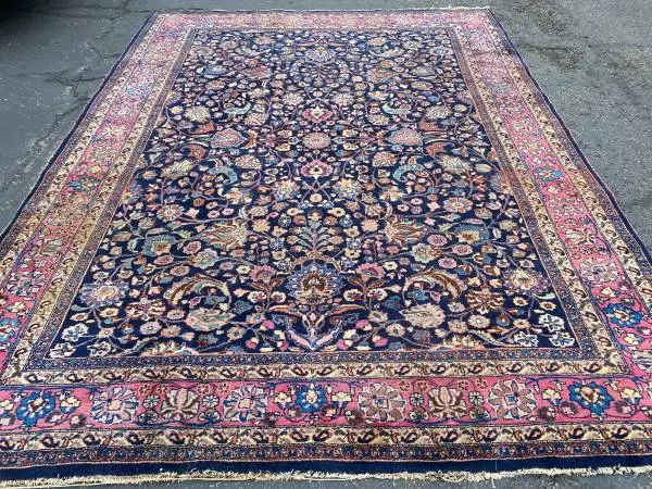 Antique Persian rug 8.6x11.6