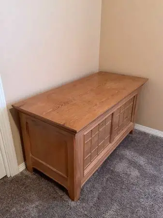Thomasville solid oak Wedding Chest and Armoire