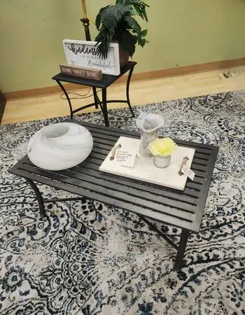 Outdoor Aluminum Coffee Table and End Table-NOW