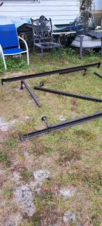 Bed frame fully adjustable. Two different sizes