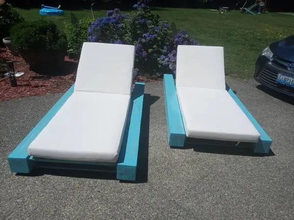 Teak Chaise Lounge Chairs