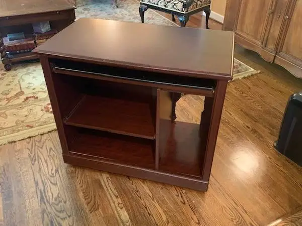 elegant rolling computer desk