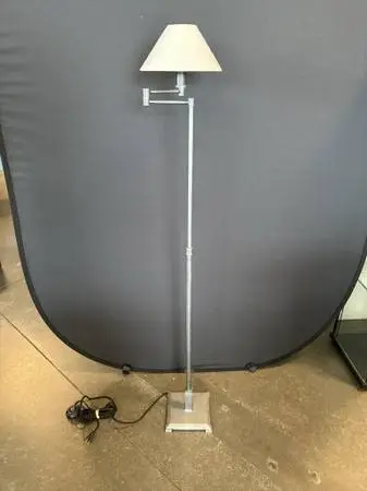 RH Petite Candlestick Swing-Arm Floor Lamp- 9.5X9.5X57H