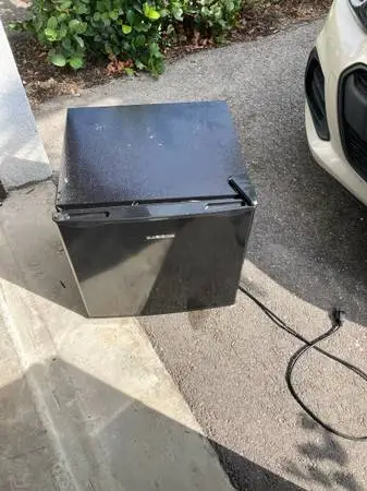 Small freezer $70 and medium fridge $90 for sale
