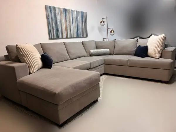 (+Delivery Opt.) 1.5 Yr. Old / Living Spaces Bonaterra U-Shaped!