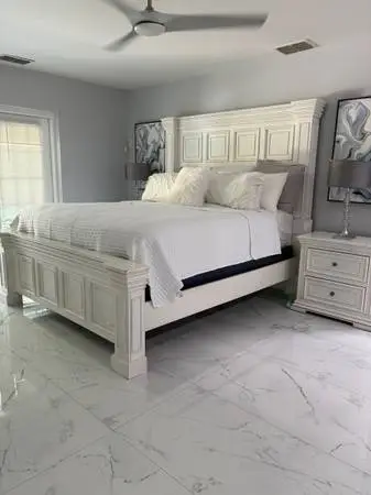 White bedroom set king size