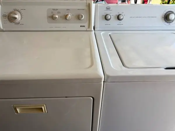 Washer and dryer super capacity very nice.