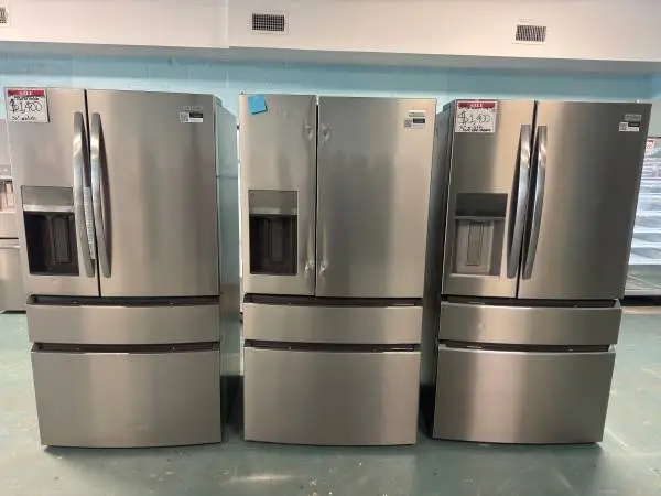 New Stainless Steel French Door Refrigerators 20% off Discount