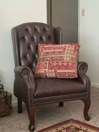 Beautiful Vegan Leather Chair for Sale