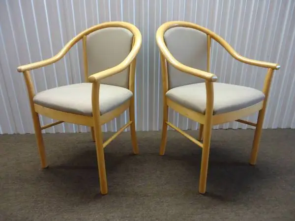 Contemporary Steelcase Alcove Side Guest Chairs in Brown Fabric a Pair