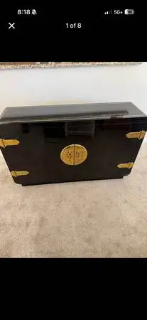 Brass Bar Cabinet (1970’s)