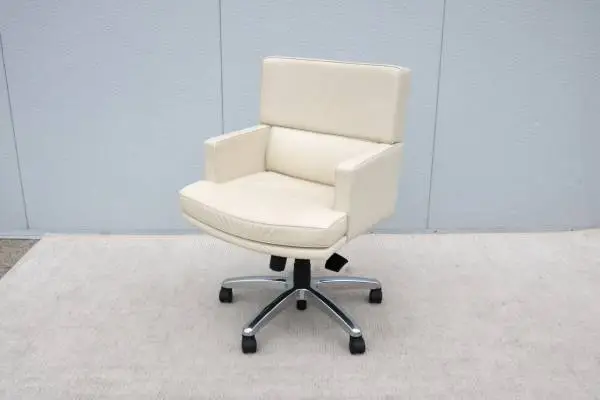 Modern Martin Brattrud Braemar Mid-Back Leather Office Desk Chair