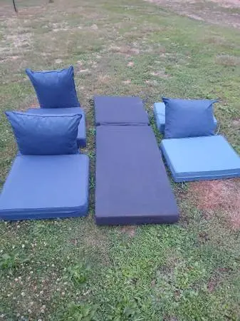 20 each outdoor patio cushions.
