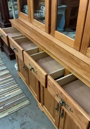 Solid Oak Hutch
