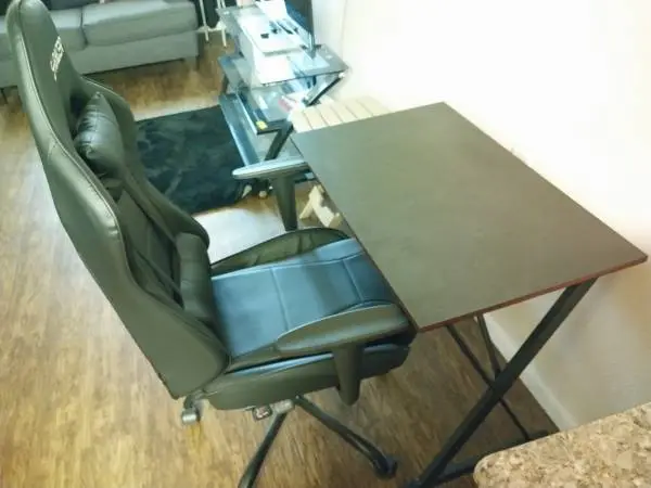 Gaming chair and desk