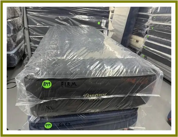 Twin Xl Size Simmons Beautyrest Black Series 3 Mattress & Box Bed