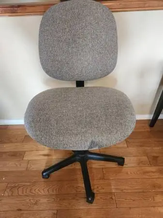 Gray office chair