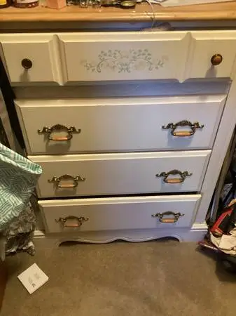 4 piece FRENCH COUNTY OR MAPLE MODERN VICTORIAN SET