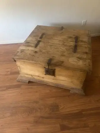 Free wooden (toy chest/coffee table/ t.v stand)