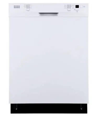 Seasons Front Control Dishwasher 52 dba, New Open Box White