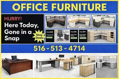Office Furniture Blowout – Desks & Chairs Available