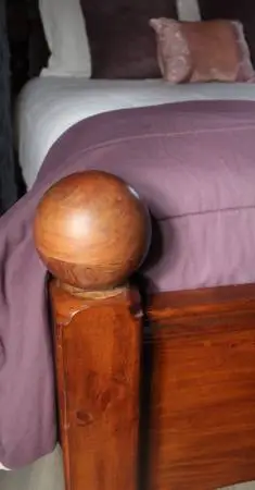 *2 Wood Bedpost Orbs