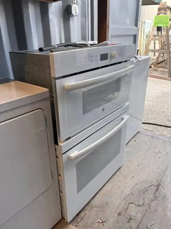 30W White GE Profile Wall/Microwave Oven Combo #PT7800DH2WW Used