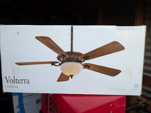 New In Box Minka-aire F702-VB Ceiling Fan