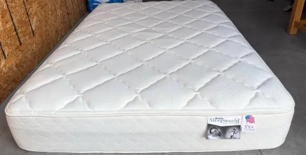 Very Nice Cannon Sleepworld Full sz Plush TOP Mattress ONLY; NO Box