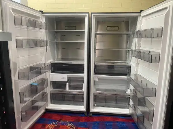 Frigidaire 66” Set Freezer and Fridge Stainless steel