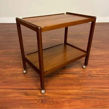 7 Vintage Mid-Century Servers, Bar Carts, Serving Carts