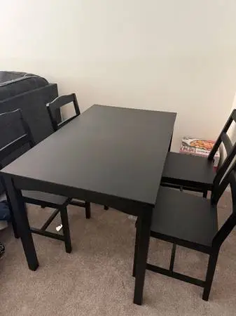 IKEA Hägerbås dining table + chairs