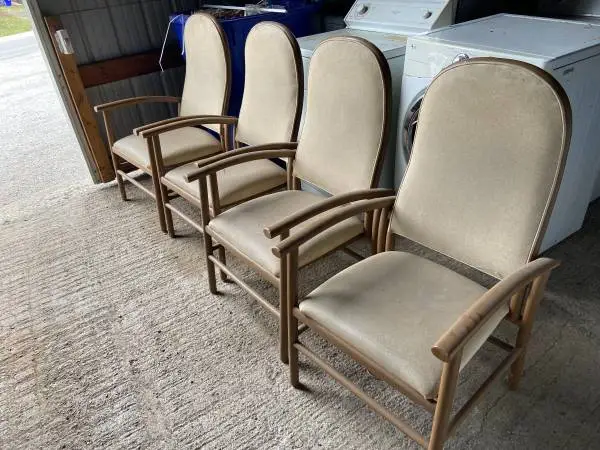 4 chairs senior elderly & guide in great condition