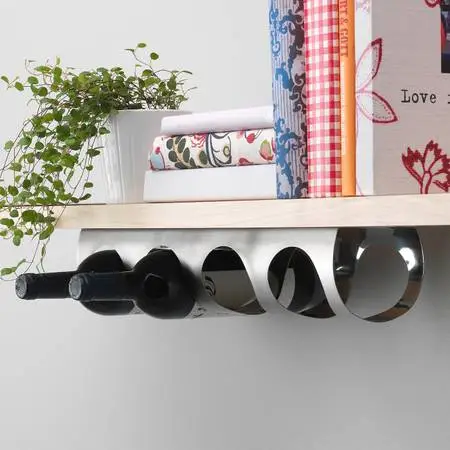 Ikea Stainless steel Wine Rack