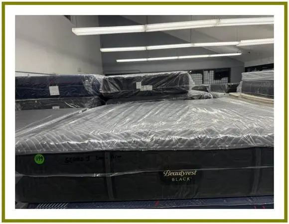 KING SIZE SIMMONS BEAUTYREST BLACK SERIES 1 MATTRESS & BOXES BED SET