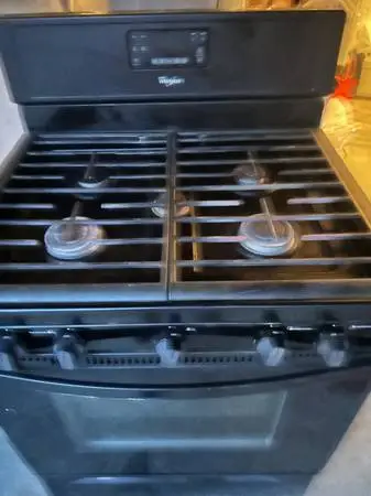 Whirlpool gas stove 30 inch