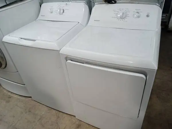 ★Hotpoint top load washer and dryer set