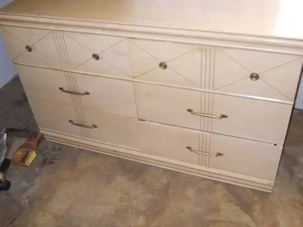 DRESSER AND CABINET