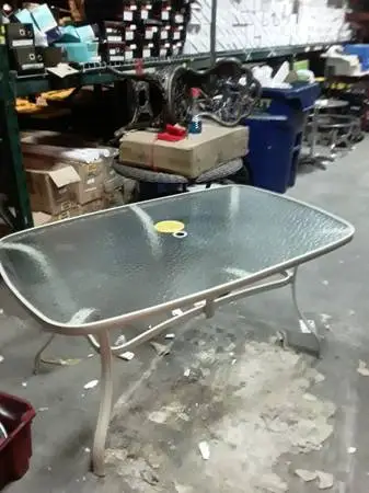 38x60 Rectangle Glass Table -New-
