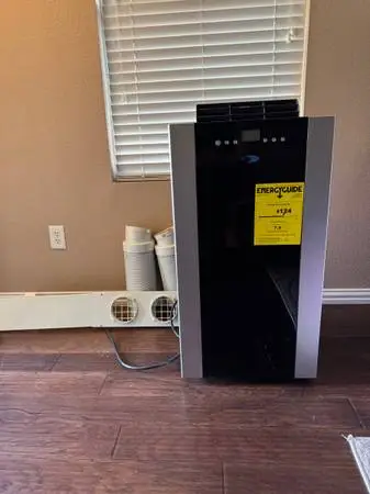Whynter 9500 BTU portable air conditioner, dual hose