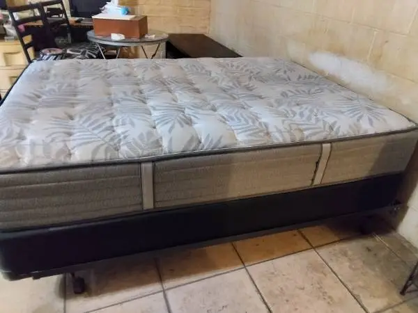 Full size bed and frame
