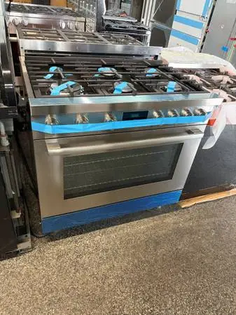 Stainless steel 36 Inch Stove 6 Burners