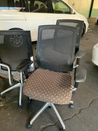 Sit On It Task Chairs-Grey-Black