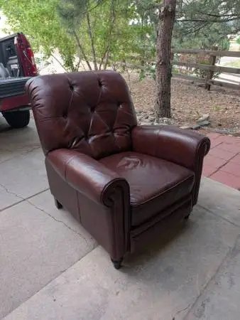 Genuine Leather Recliner