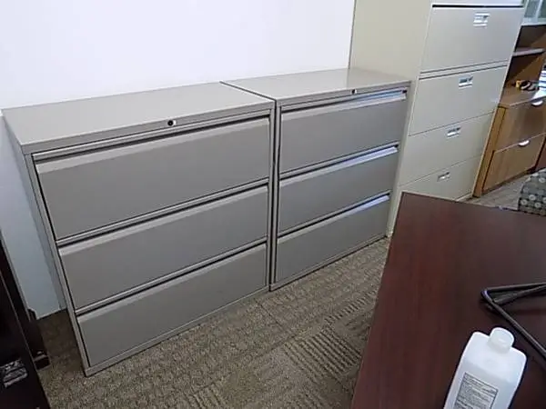 Knoll 3 drawer Lateral files 600 series Office Furniture  ea.