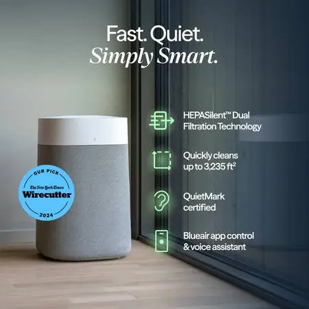 New Blueair Blue Pure 211i Max Air Purifier for Large rooms