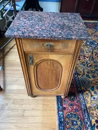 1920s Cabinet with Granite Top