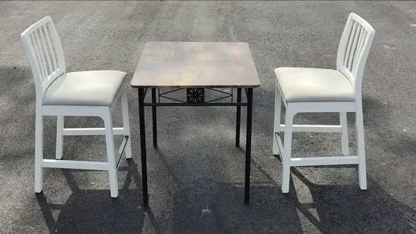 Table & Two Chairs For Sale