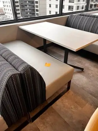 5ft Long Benching Baquette Chairs