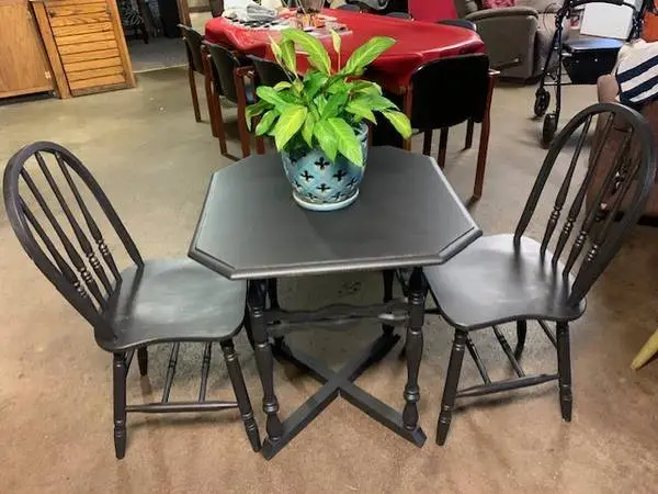 9 DINETE SETS SMALL ALL 2 CHAIRS $75 EACH